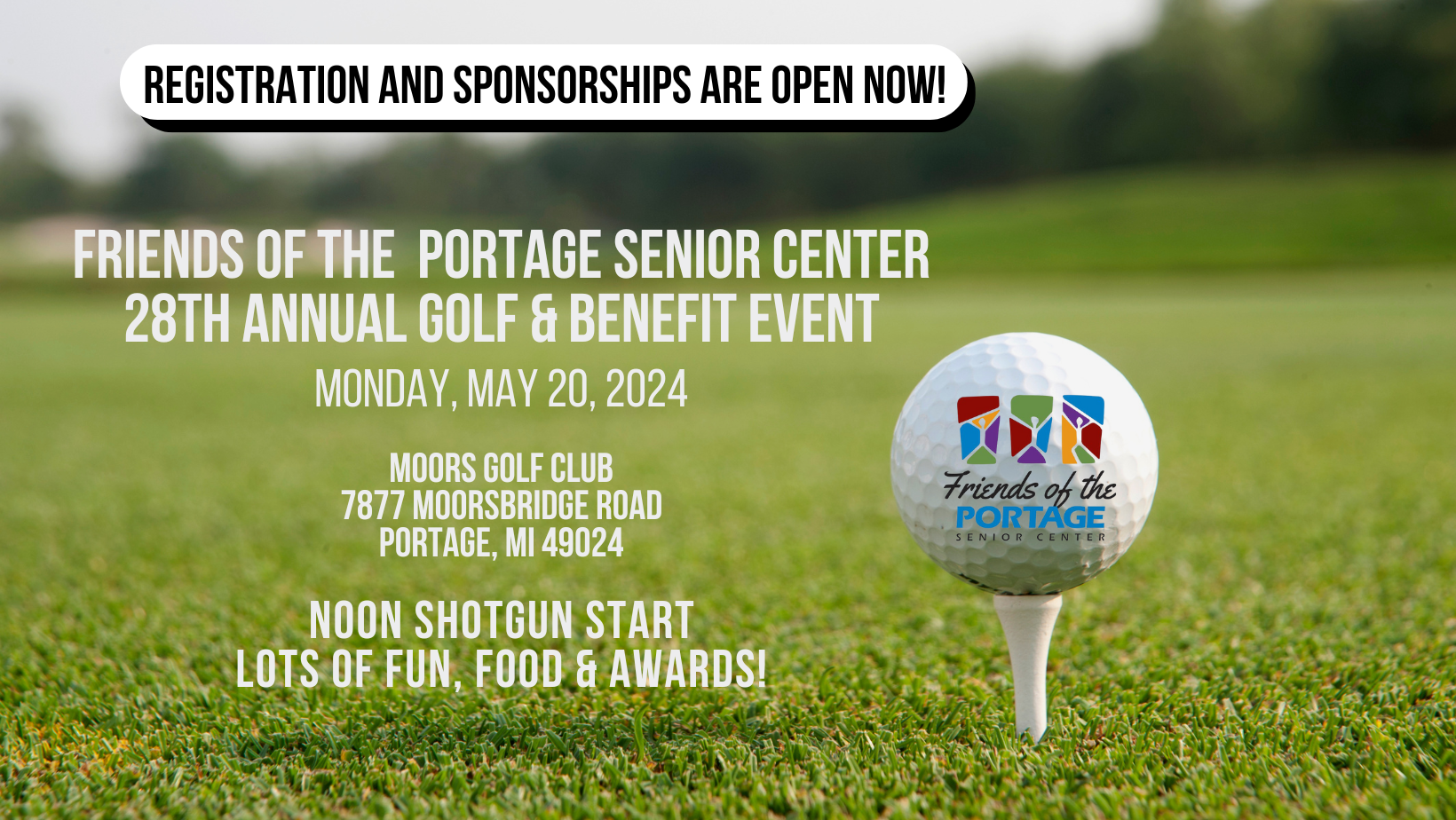 Friends of the Portage Senior Center 28th Annual Golf & Benefit Event